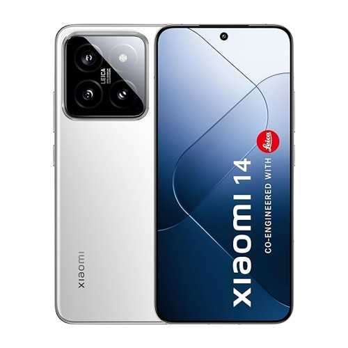 Xiaomi 14 (White, 12GB RAM, 512GB Storage) | 50MP Leica Professional Optics | 120 Hz 1.5K LTPO AMOLED | SD 8 Gen 3 Hyper OS